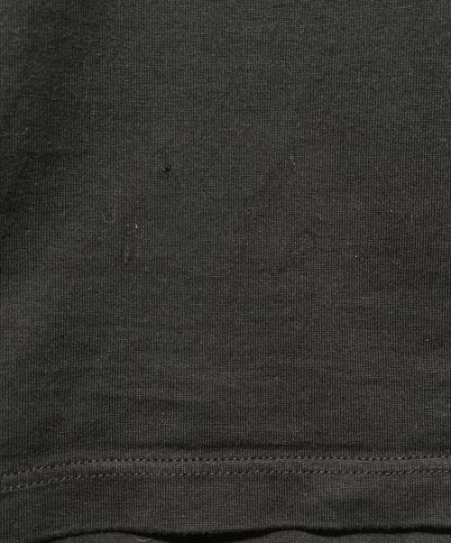 CELINE（セリーヌ）CELINE (セリーヌ) スタッズロゴルーズTシャツ ブラック×ホワイト サイズ:XLの古着・服飾アイテム
