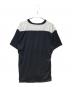 CELINE (セリーヌ) スタッズロゴルーズTシャツ ブラック×ホワイト サイズ:XL：45000円