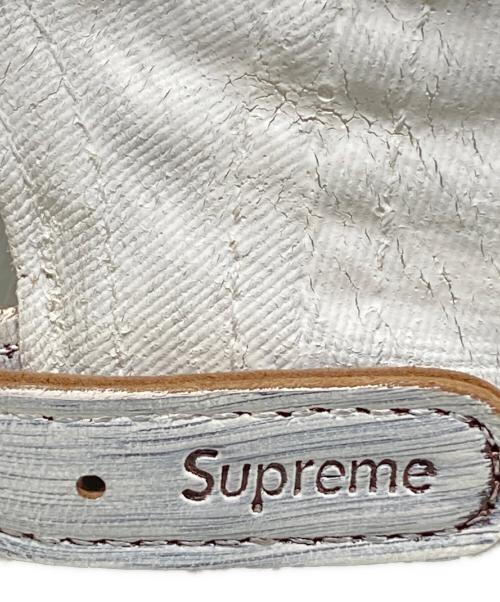 SUPREME（シュプリーム）SUPREME (シュプリーム) MM6 Maison Margiela (エムエムシックスメゾンマルジェラ) Painted Camp Cap ホワイト サイズ:-の古着・服飾アイテム