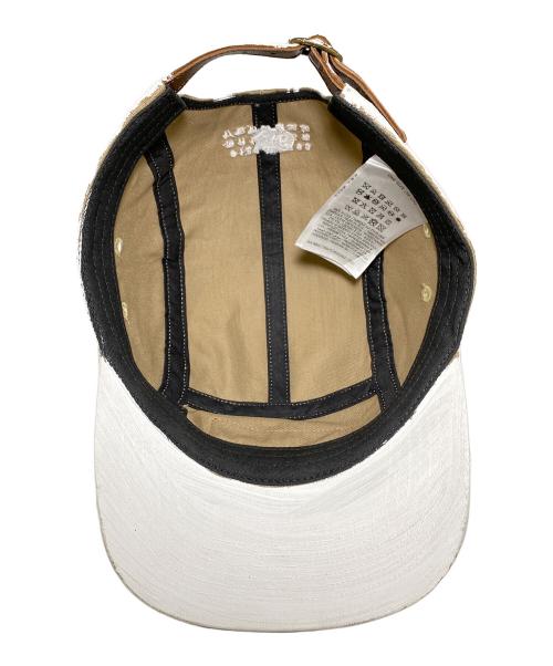 SUPREME（シュプリーム）SUPREME (シュプリーム) MM6 Maison Margiela (エムエムシックスメゾンマルジェラ) Painted Camp Cap ホワイト サイズ:-の古着・服飾アイテム