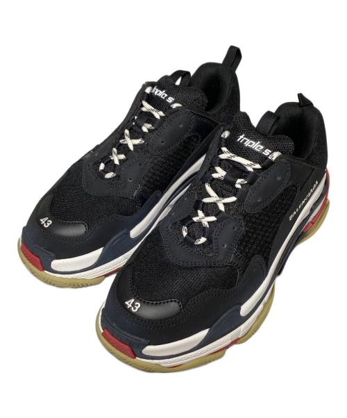 BALENCIAGA（バレンシアガ）BALENCIAGA (バレンシアガ) TRIPLE S ブラック サイズ:43の古着・服飾アイテム