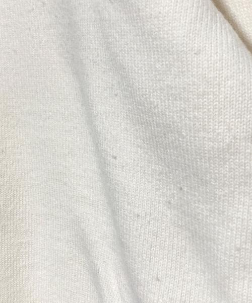 AMI Alexandre Mattiussi（アミアレクサンドルマテュッシ）AMI Alexandre Mattiussi (アミアレクサンドルマテュッシ) ハートロゴニットパーカー ホワイト×レッド サイズ:Mの古着・服飾アイテム