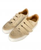 AMI Alexandre Mattiussiアミアレクサンドルマテュッシ）の古着「ベルクロスニーカー」｜ベージュ