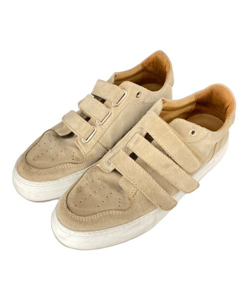 AMI Alexandre Mattiussi（アミアレクサンドルマテュッシ）AMI Alexandre Mattiussi (アミアレクサンドルマテュッシ) ベルクロスニーカー ベージュ サイズ:44の古着・服飾アイテム