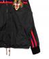 中古・古着 GUCCI (グッチ) アングリーキャットアップリケウインドブレーカー ブラック サイズ:54：40000円