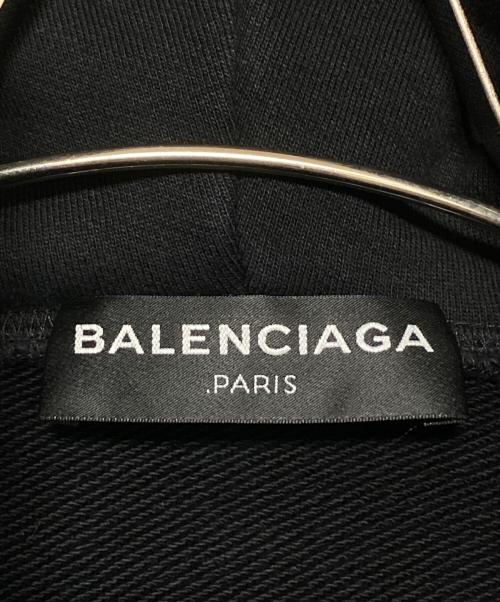 BALENCIAGA（バレンシアガ）BALENCIAGA (バレンシアガ) プルオーバー パーカー ブラック サイズ:Sの古着・服飾アイテム