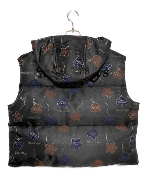 masu（エムエーエスユー）masu (エムエーエスユー) VERDY (ヴェルディ) FALLING BALLOON DOWN VEST グレー サイズ:46の古着・服飾アイテム