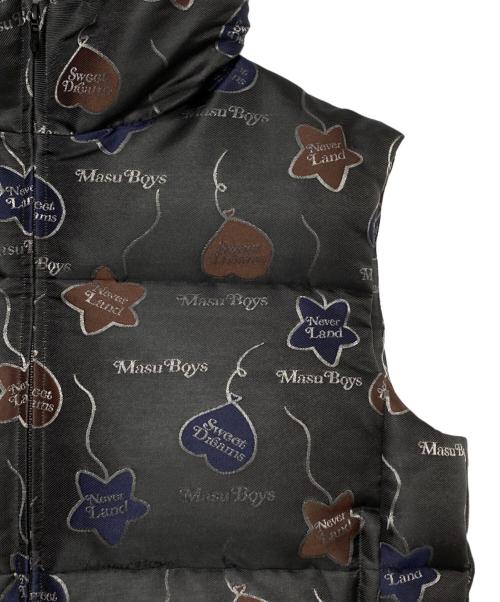 masu（エムエーエスユー）masu (エムエーエスユー) VERDY (ヴェルディ) FALLING BALLOON DOWN VEST グレー サイズ:46の古着・服飾アイテム