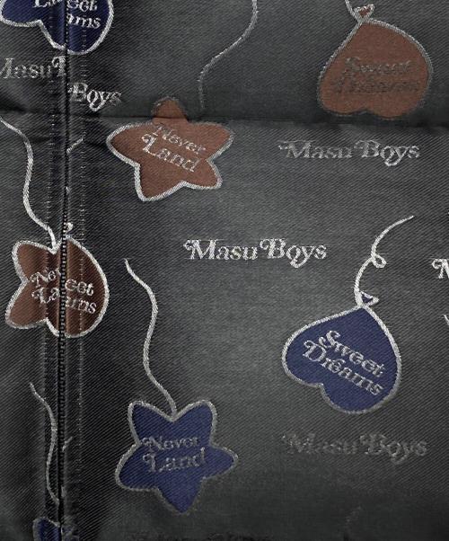 masu（エムエーエスユー）masu (エムエーエスユー) VERDY (ヴェルディ) FALLING BALLOON DOWN VEST グレー サイズ:46の古着・服飾アイテム