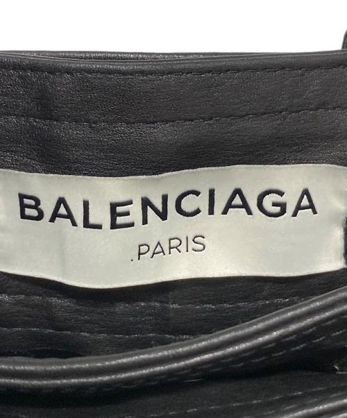 BALENCIAGA（バレンシアガ）BALENCIAGA (バレンシアガ) レザーバイカーパンツ ブラック サイズ:42の古着・服飾アイテム