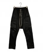 RICK OWENSリックオウエンス）の古着「CARGO LONG PANTS」｜ブラック