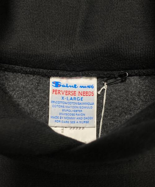 SAINT MICHAEL（セントマイケル）SAINT MICHAEL (セントマイケル) SAINT MX6 Hoodie  ブラック サイズ:XLの古着・服飾アイテム