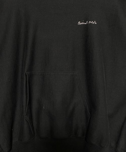 SAINT MICHAEL（セントマイケル）SAINT MICHAEL (セントマイケル) SAINT MX6 Hoodie  ブラック サイズ:XLの古着・服飾アイテム