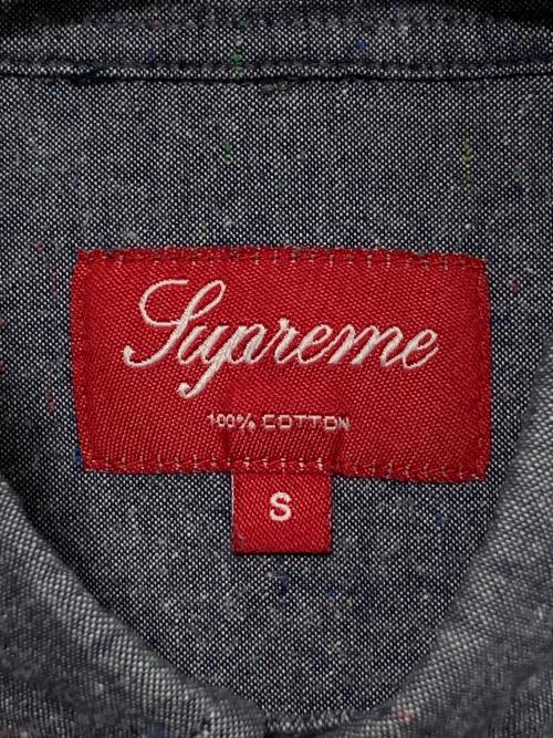 SUPREME（シュプリーム）SUPREME (シュプリーム) Speckled Chambray Shirt インディゴ サイズ:Sの古着・服飾アイテム