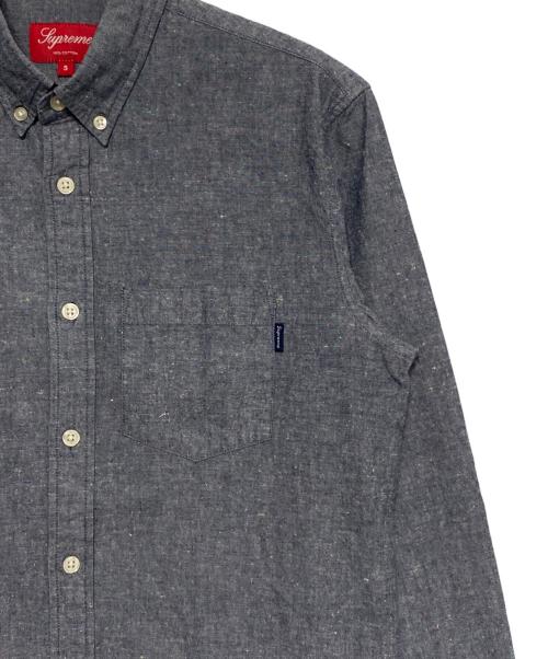 SUPREME（シュプリーム）SUPREME (シュプリーム) Speckled Chambray Shirt インディゴ サイズ:Sの古着・服飾アイテム