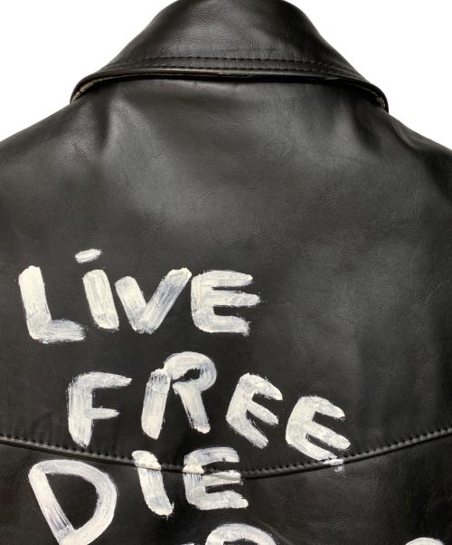 COMME des GARCONS（コムデギャルソン）COMME des GARCONS (コムデギャルソン) Lewis Leathers (ルイスレザース) 21AW ライトニング レザーライダースジャケット ブラック サイズ:40の古着・服飾アイテム