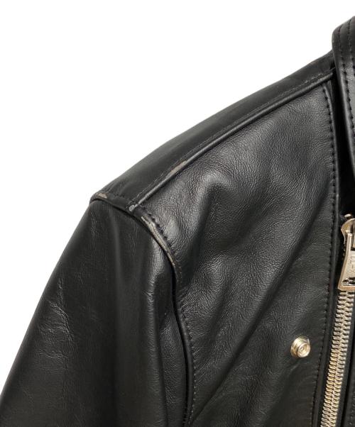 COMME des GARCONS（コムデギャルソン）COMME des GARCONS (コムデギャルソン) Lewis Leathers (ルイスレザース) 21AW ライトニング レザーライダースジャケット ブラック サイズ:40の古着・服飾アイテム