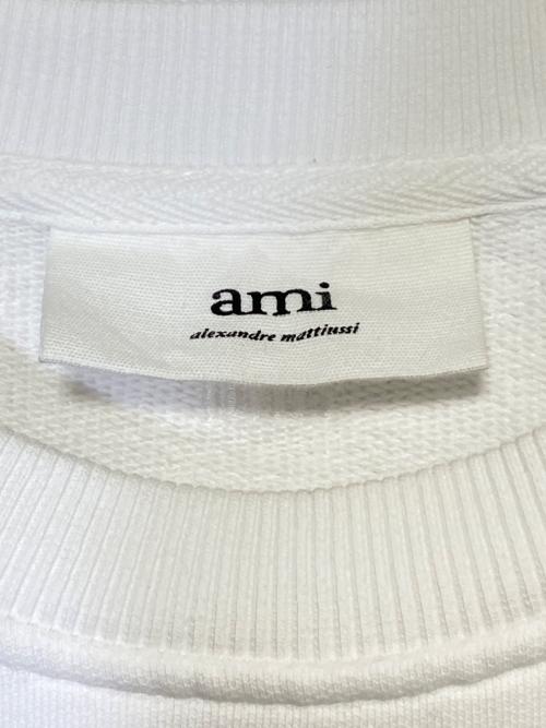 AMIPARIS（アミパリス）AMIPARIS (アミパリス) スウェット ホワイト サイズ:Mの古着・服飾アイテム