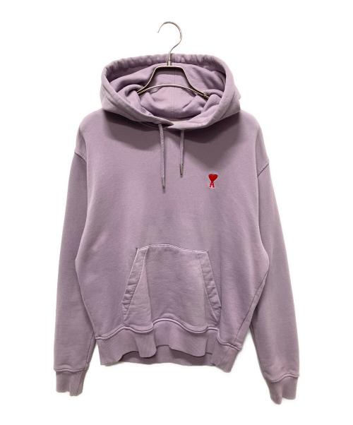 AMIPARIS（アミパリス）AMIPARIS (アミパリス) ハートロゴユニセックスパーカー ラベンダー サイズ:XSの古着・服飾アイテム