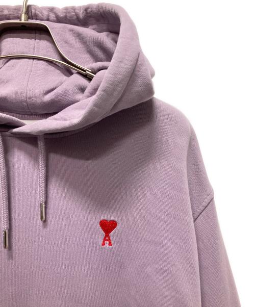 AMIPARIS（アミパリス）AMIPARIS (アミパリス) ハートロゴユニセックスパーカー ラベンダー サイズ:XSの古着・服飾アイテム