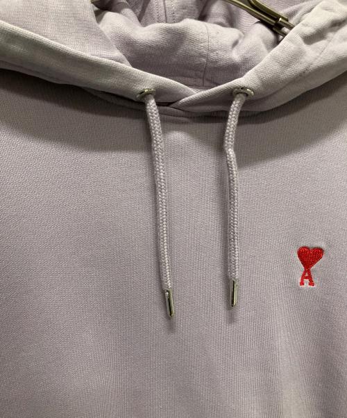 AMIPARIS（アミパリス）AMIPARIS (アミパリス) ハートロゴユニセックスパーカー ラベンダー サイズ:XSの古着・服飾アイテム