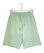 AMIPARISアミパリス）の古着「スウェットショートパンツ」｜ミントグリーン