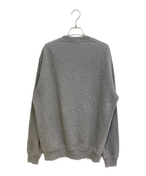 AMIPARIS（アミパリス）AMIPARIS (アミパリス) ロゴスウェットシャツ グレー サイズ:XLの古着・服飾アイテム