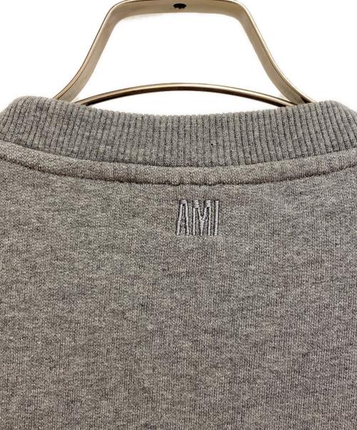 AMIPARIS（アミパリス）AMIPARIS (アミパリス) ロゴスウェットシャツ グレー サイズ:XLの古着・服飾アイテム