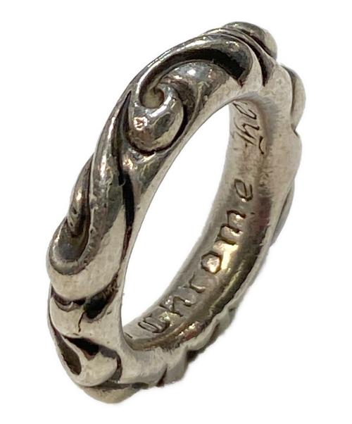 CHROME HEARTS（クロムハーツ）CHROME HEARTS (クロムハーツ) スクロールバンドリング シルバー サイズ:7号の古着・服飾アイテム
