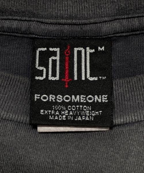 SAINT MICHAEL（セントマイケル）SAINT MICHAEL (セントマイケル) FORSOMEONE (フォーサムワン) FS SS T-SHIRT グレー サイズ:Mの古着・服飾アイテム