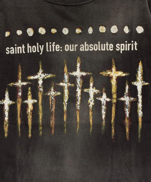 SAINT MICHAEL（セントマイケル）SAINT MICHAEL (セントマイケル) FORSOMEONE (フォーサムワン) FS SS T-SHIRT グレー サイズ:Mの古着・服飾アイテム