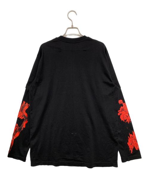 GIVENCHY（ジバンシィ）GIVENCHY (ジバンシィ) Modern-fit Rose-print L/S ブラック サイズ:Mの古着・服飾アイテム