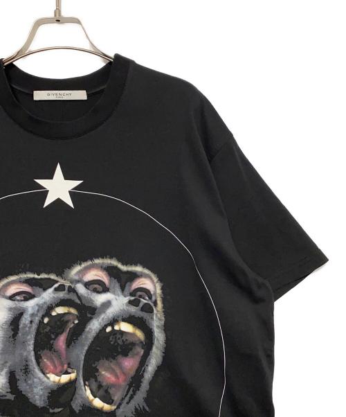 GIVENCHY（ジバンシィ）GIVENCHY (ジバンシィ) モンキープリントTシャツ ブラック サイズ:Sの古着・服飾アイテム