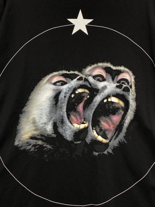 GIVENCHY（ジバンシィ）GIVENCHY (ジバンシィ) モンキープリントTシャツ ブラック サイズ:Sの古着・服飾アイテム
