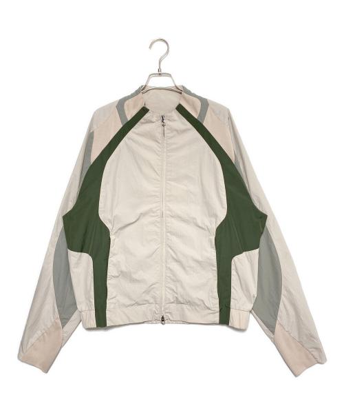 J.L - A.L（ジェイラル）J.L - A.L (ジェイラル) Minno Jacket グレー×グリーン サイズ:Lの古着・服飾アイテム