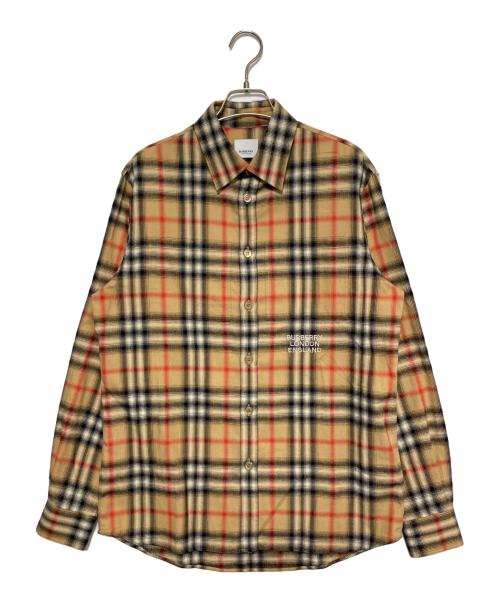 BURBERRY（バーバリー）BURBERRY (バーバリー) チェックシャツ ブラウン サイズ:XSの古着・服飾アイテム