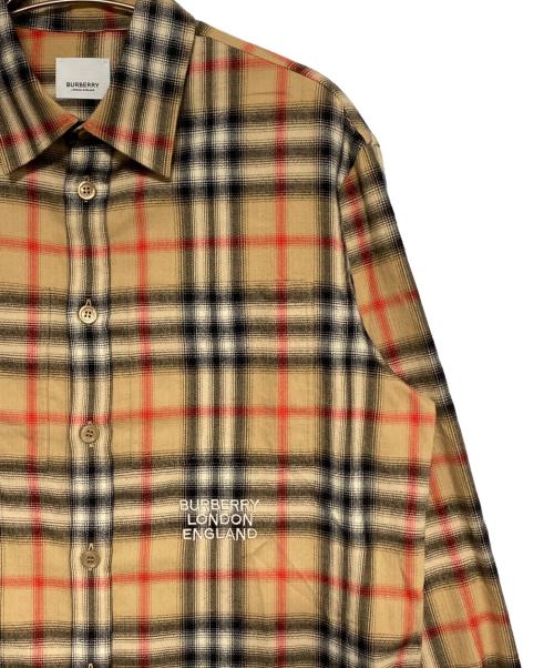 BURBERRY（バーバリー）BURBERRY (バーバリー) チェックシャツ ブラウン サイズ:XSの古着・服飾アイテム