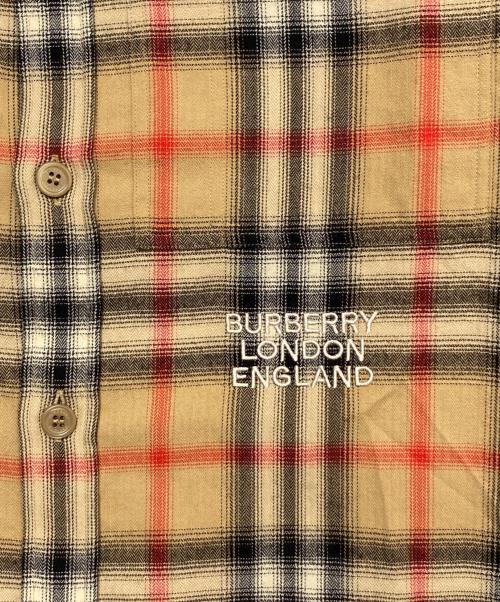 BURBERRY（バーバリー）BURBERRY (バーバリー) チェックシャツ ブラウン サイズ:XSの古着・服飾アイテム