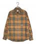 BURBERRY（バーバリー）の古着「チェックシャツ」｜ブラウン