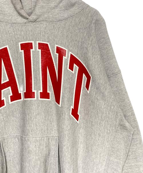 SAINT MICHAEL（セントマイケル）SAINT MICHAEL (セントマイケル) HOODIE / ARCH SAINT ライトグレー サイズ:Lの古着・服飾アイテム