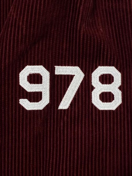 A BATHING APE（ア ベイシング エイプ）A BATHING APE (ア ベイシング エイプ) コーデュロイバーシティジャケット バーガンディー サイズ:XLの古着・服飾アイテム