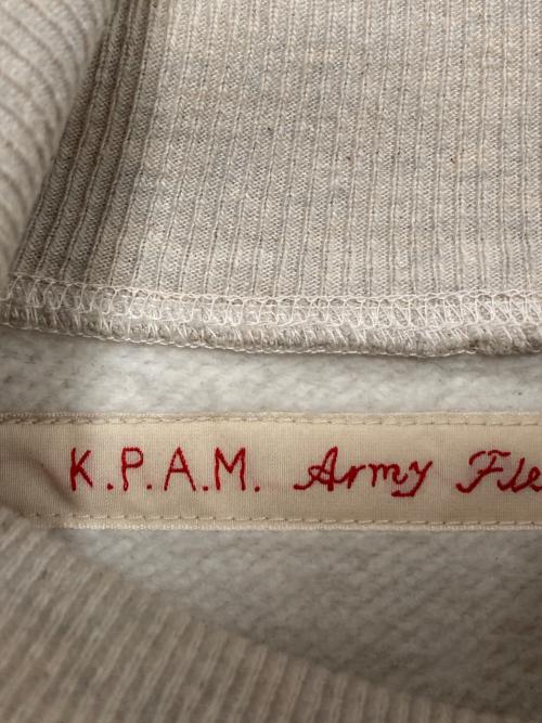 KAPITAL（キャピタル）KAPITAL (キャピタル) ハイネックフライトBIGスウェット アイボリー サイズ:3の古着・服飾アイテム