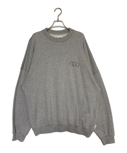 TTT MSW（ティー）TTT MSW (ティー) MIDNIGHT PIZZA CLUB (ミッドナイトピザクラブ) スウェット グレー サイズ:XLの古着・服飾アイテム