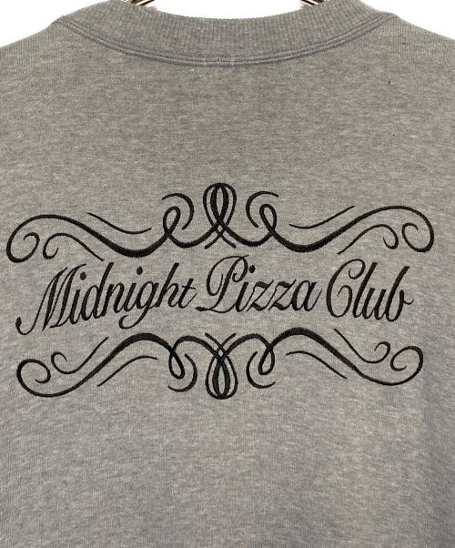 TTT MSW（ティー）TTT MSW (ティー) MIDNIGHT PIZZA CLUB (ミッドナイトピザクラブ) スウェット グレー サイズ:XLの古着・服飾アイテム