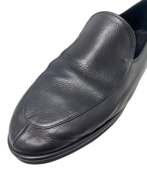 AURALEE（オーラリー）AURALEE (オーラリー) SOFT LEATHER LOAFERS（ソフトレザーローファー） ブラック サイズ:26の古着・服飾アイテム