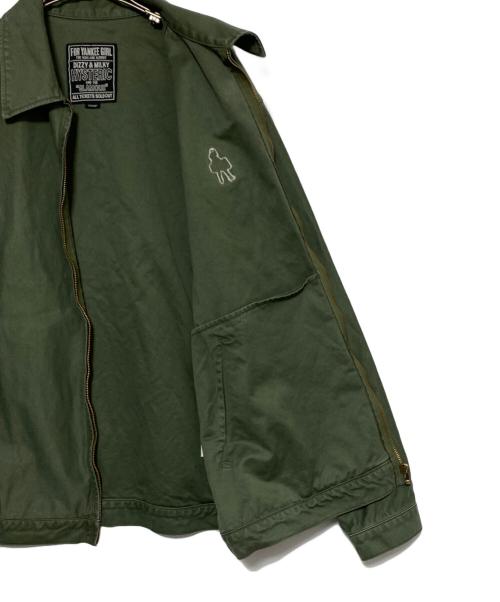 Hysteric Glamour（ヒステリックグラマー）Hysteric Glamour (ヒステリックグラマー) VIXEN GIRLワッペン ユーティリティジャケット オリーブ サイズ:XLの古着・服飾アイテム