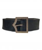 DIOR HOMMEディオール オム）の古着「Dバックルベルト/05SS/エディ期」｜ブラック