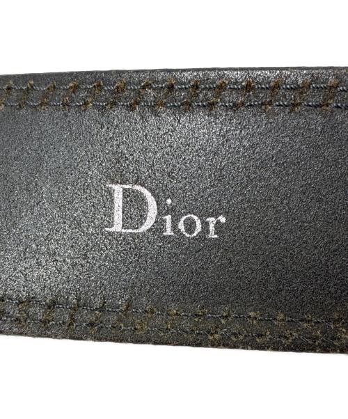 DIOR HOMME（ディオール オム）DIOR HOMME (ディオール オム) Dバックルベルト/05SS/エディ期 ブラック サイズ:95の古着・服飾アイテム