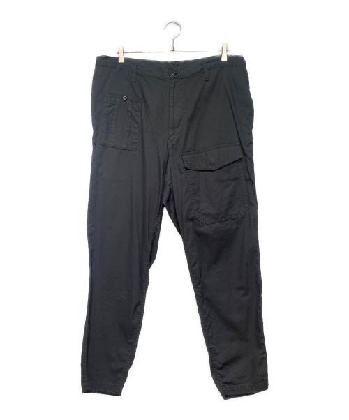 BLACK Scandal Yohji Yamamoto（ブラックスキャンダルヨウジヤマモト）BLACK Scandal Yohji Yamamoto (ブラックスキャンダルヨウジヤマモト) DRAWSTRING WORK PANTS（ドローストリングワークパンツ）） ブラック サイズ:2の古着・服飾アイテム