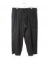 Yohji Yamamoto pour homme（ヨウジヤマモト プールオム）の古着「CLASSIC DRAWSTRING PANTS（クラシックドローストリングパンツ）」｜ブラック